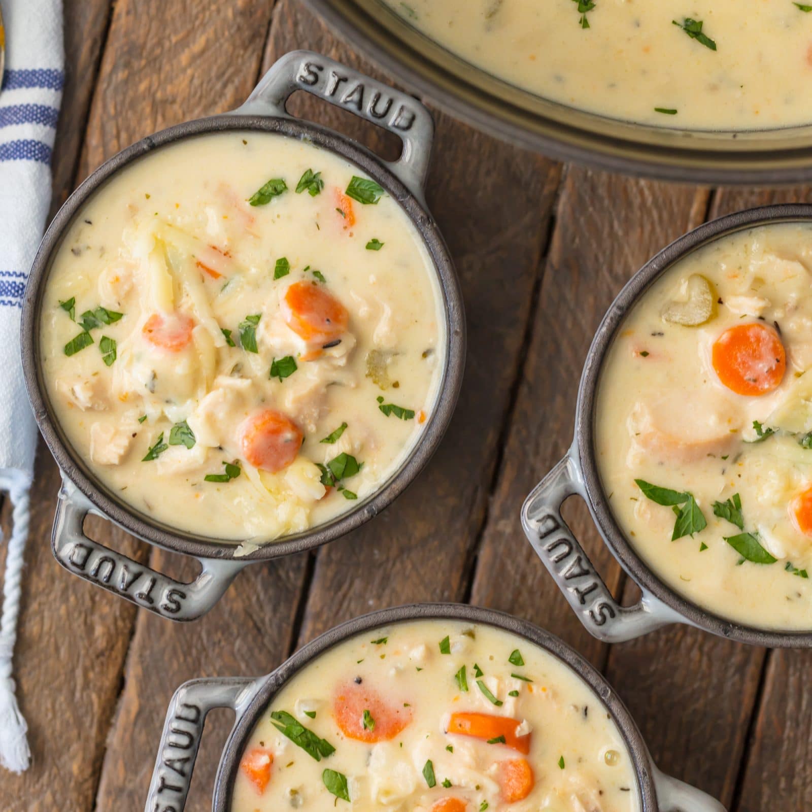 Creamy Chicken Soup Simply Sated